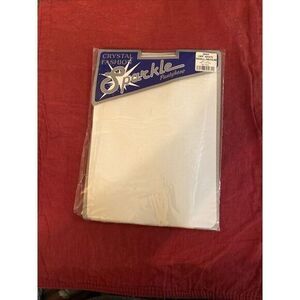 Crystal Fashion Sparkle Pantyhose Off White 5'0"- 5'4"Ht & 100 - 130lbs Sm/Med‎